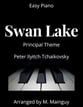 Swan Lake piano sheet music cover